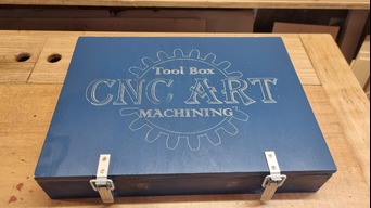 CNC accessory box Made 100 % from recovery materials