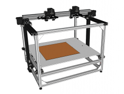 Double trolley X and Z belt training