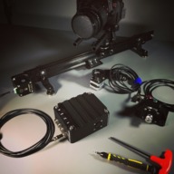 Motion control camera slider based on the V-Slot® NEMA 17 Linear Actuator Bundle (Belt Driven)