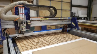 Piggy back engraver for ShopBot